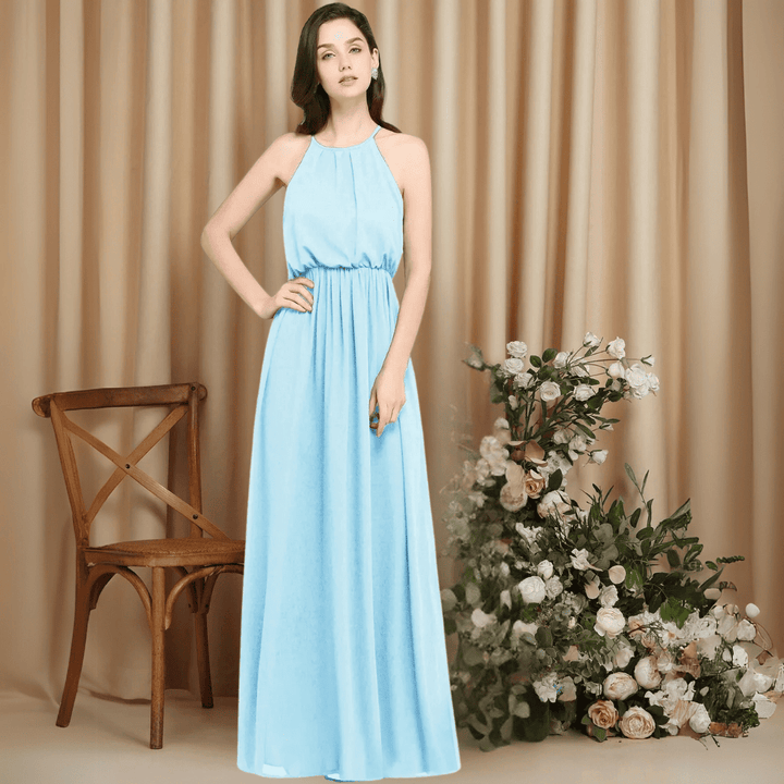 Levoire | Robe Élégante De Soirée Bleu