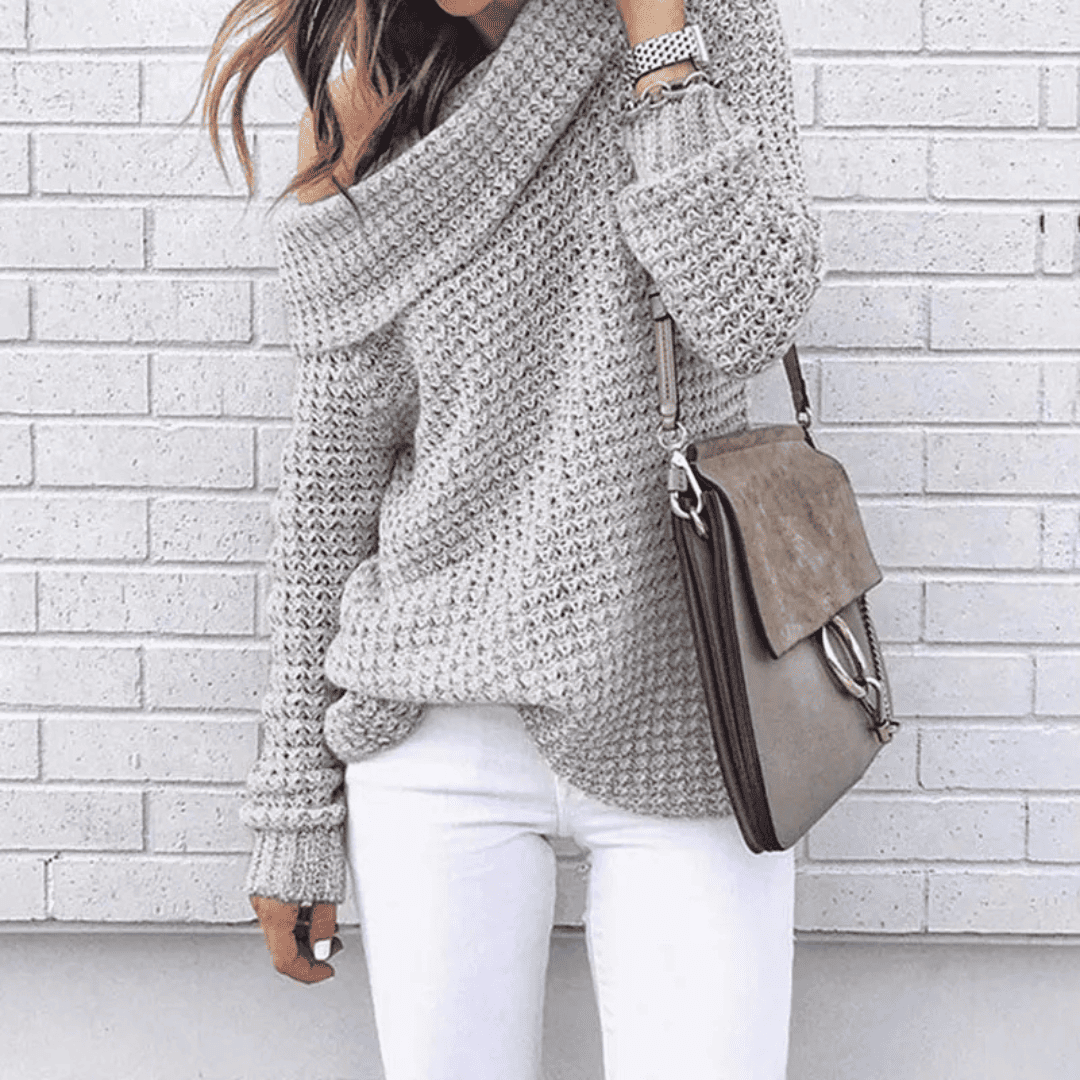 Levoire | Veste En Tricot Pour Femmes Dąbrówka Gris
