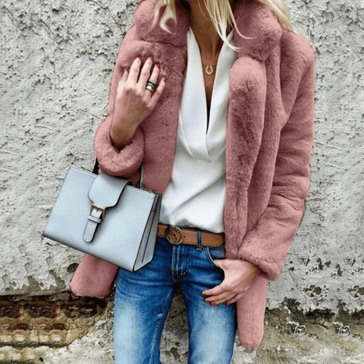 Levoire | Futro Gilet Femmes Rosa