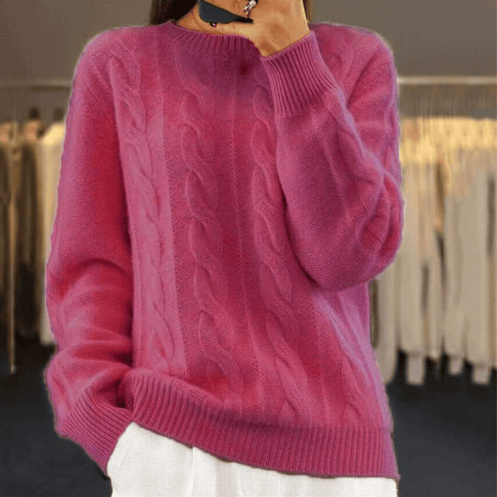Levoire | Jupe Plissée Élégante Rose foncé