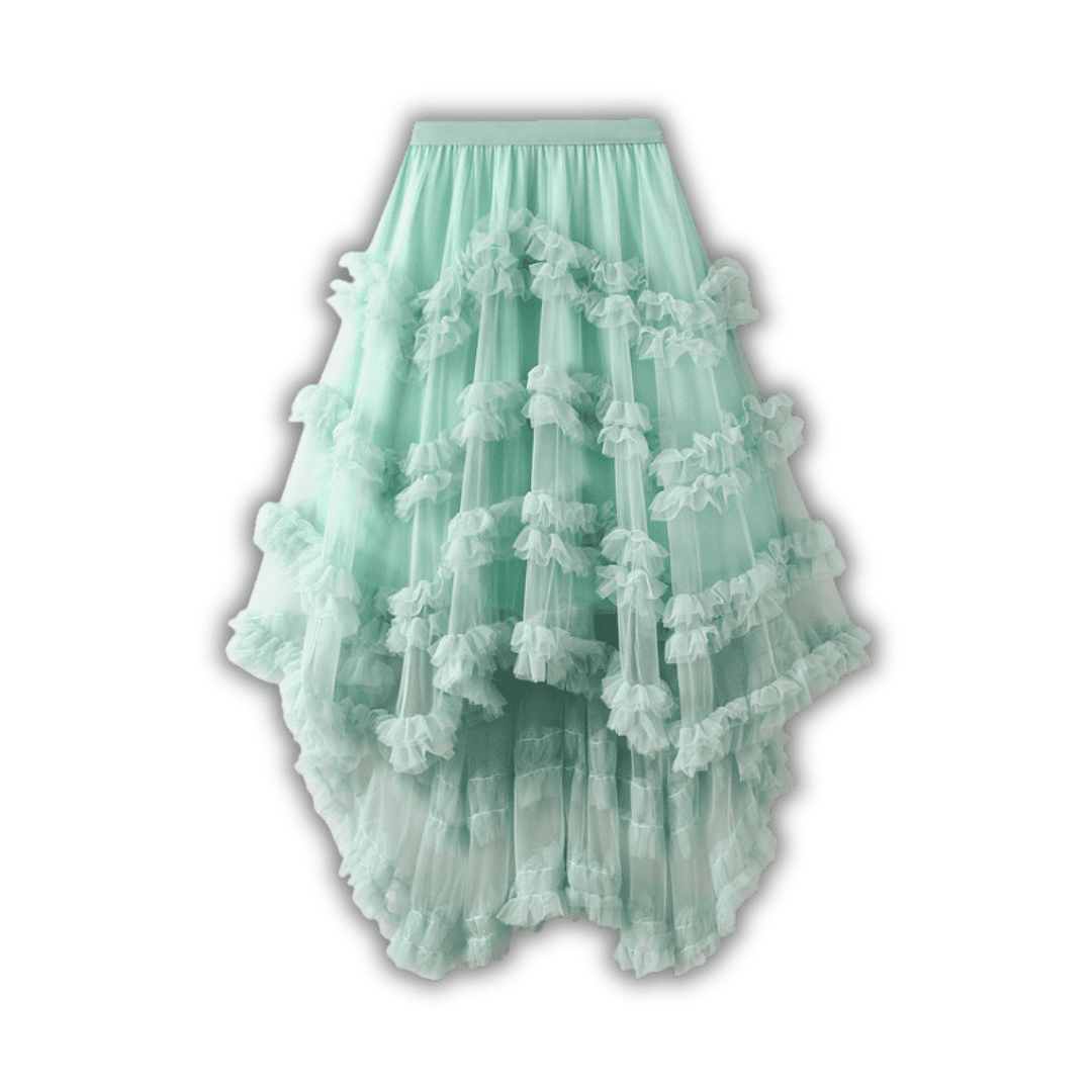 Levoire | Bajka Midi Jupe Vert Une taille