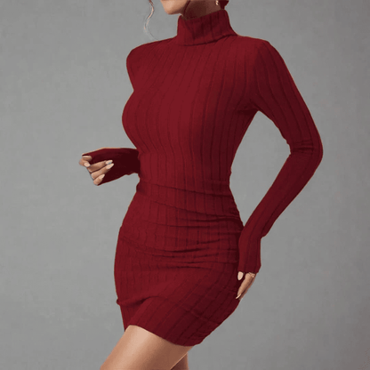Levoire | Robe Avec Col Montant Rot