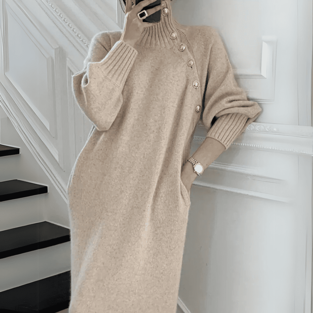 Levoire | Pull Long Col Roulé Viviana Pour Femmes