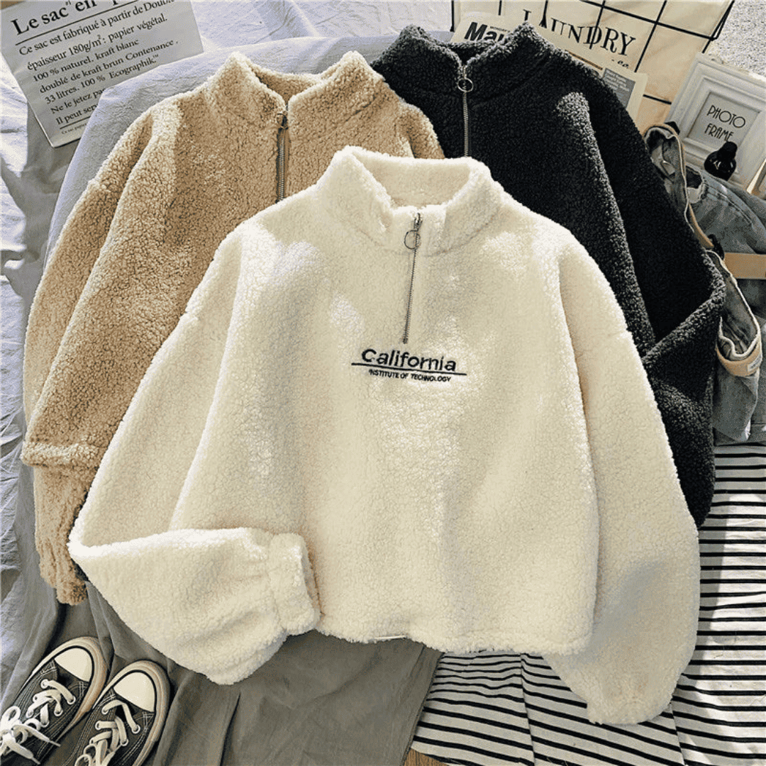 Levoire | Gilet Femme Avec Fermeture Éclair Blanc