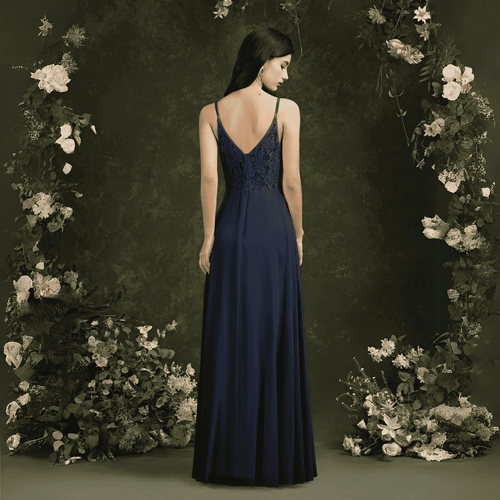 Levoire | Robe De Soirée Chiffon Victoria Avec Ouverture Dans Le Dos