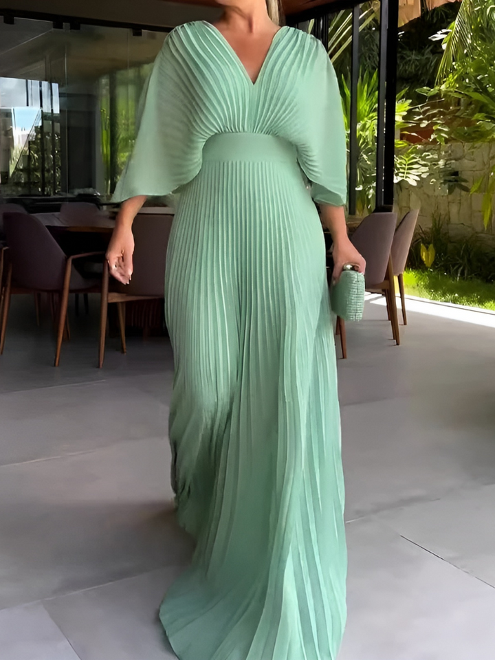 Levoire | Robe unie classique Vert