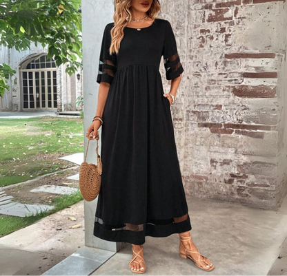 Levoire | Élégance Intemporelle Robe Maxi Noir