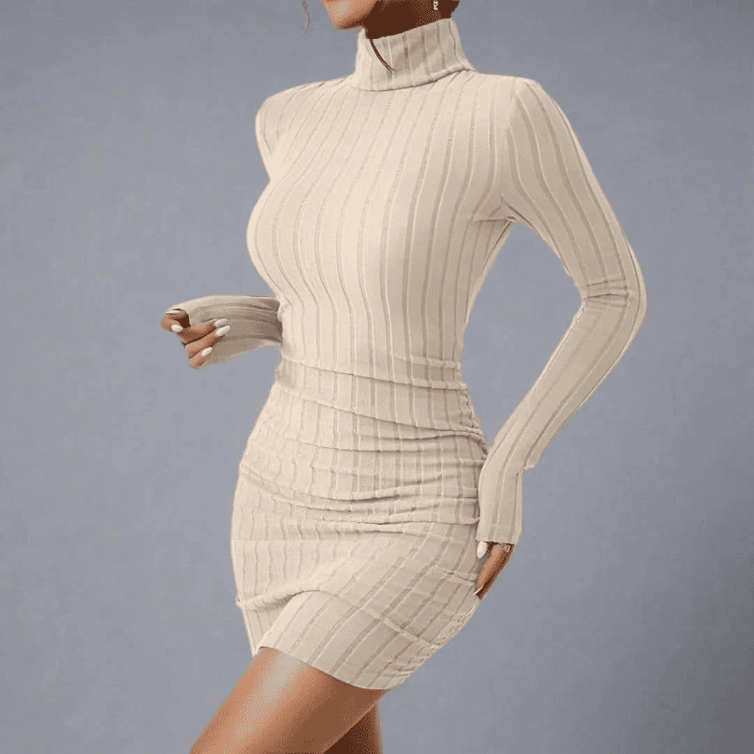 Levoire | Robe Avec Col Montant