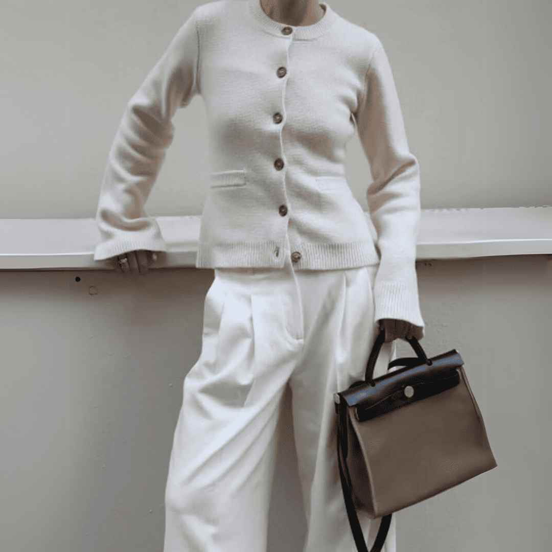 Levoire | Gilet En Tricot Avec Bouton Pour Femmes