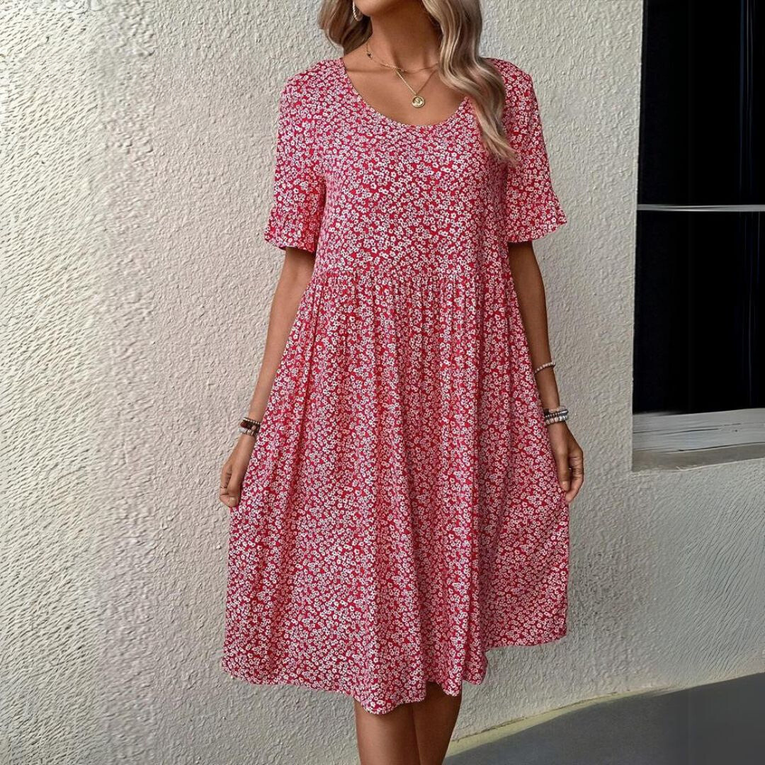 Levoire | Robe Élégante À Pois Rot