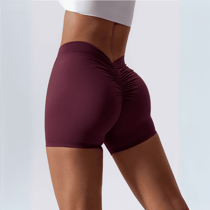 Levoire | Leggings Courtes Modelants Femmes Bordeaux