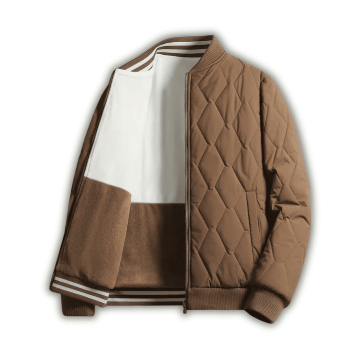 Levoire | Veste Réversible Avec Un Design Polyvalent Braun