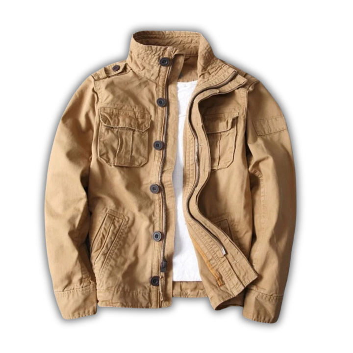 Levoire | Veste Cargo Pour Hommes Vert olive