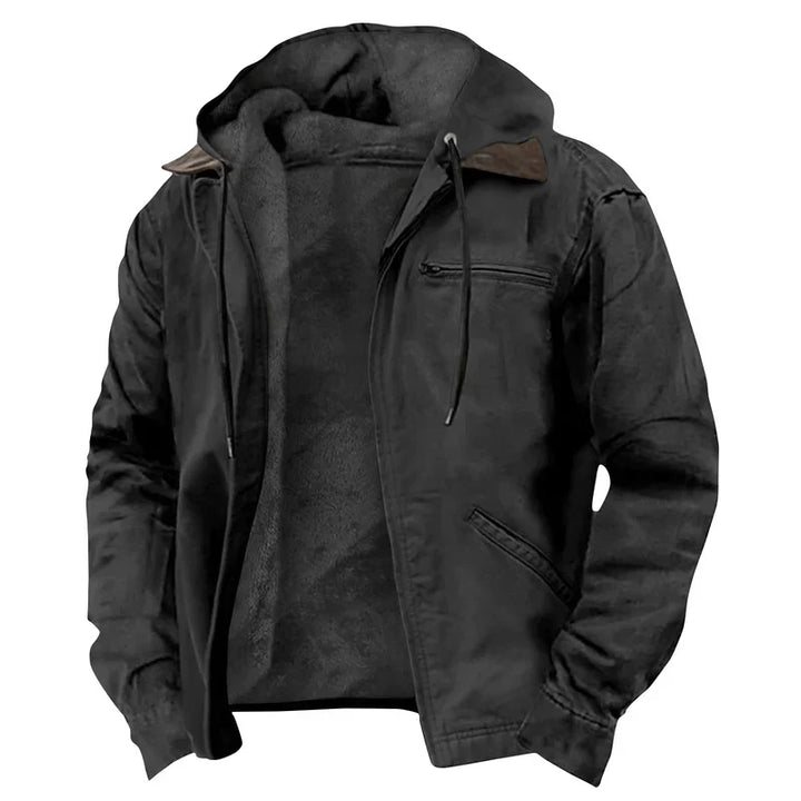 Levoire | Veste Avec Fermeture Éclair Et Capuche Noir