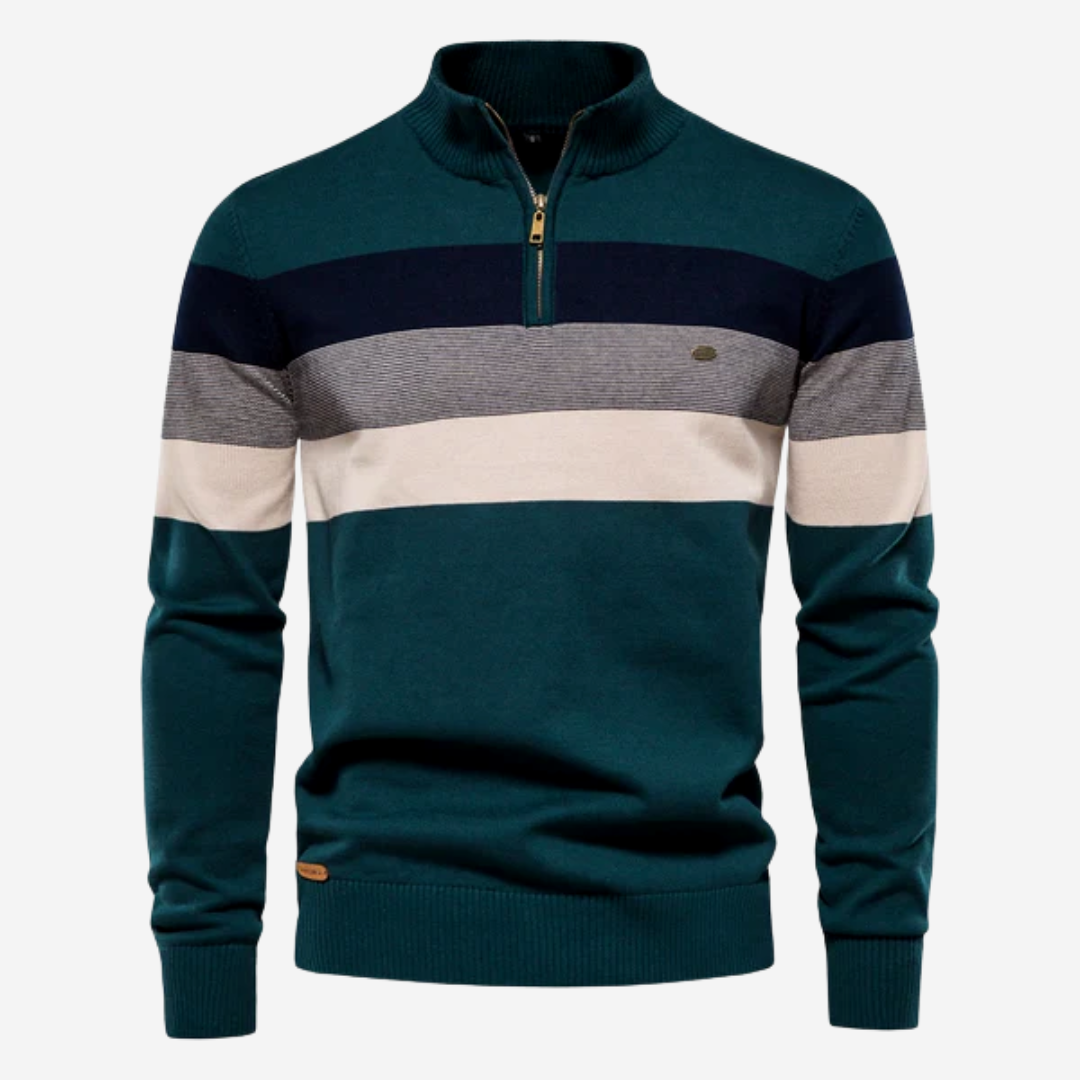 Levoire | Polo Rétro Chandail Pour Hommes Vert