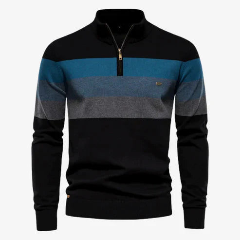 Levoire | veste rétro rayée Noir