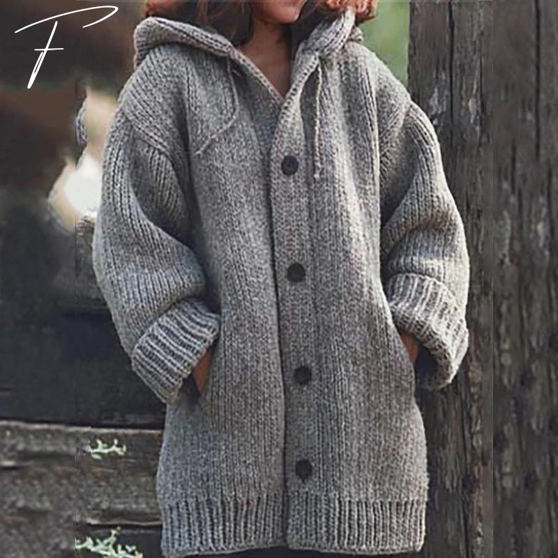 Levoire | Grand gilet tricoté Gris