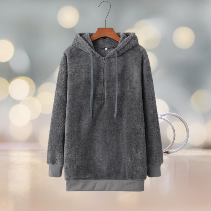 Levoire | Veste À Capuche Douce Pour L'Automne Gris foncé