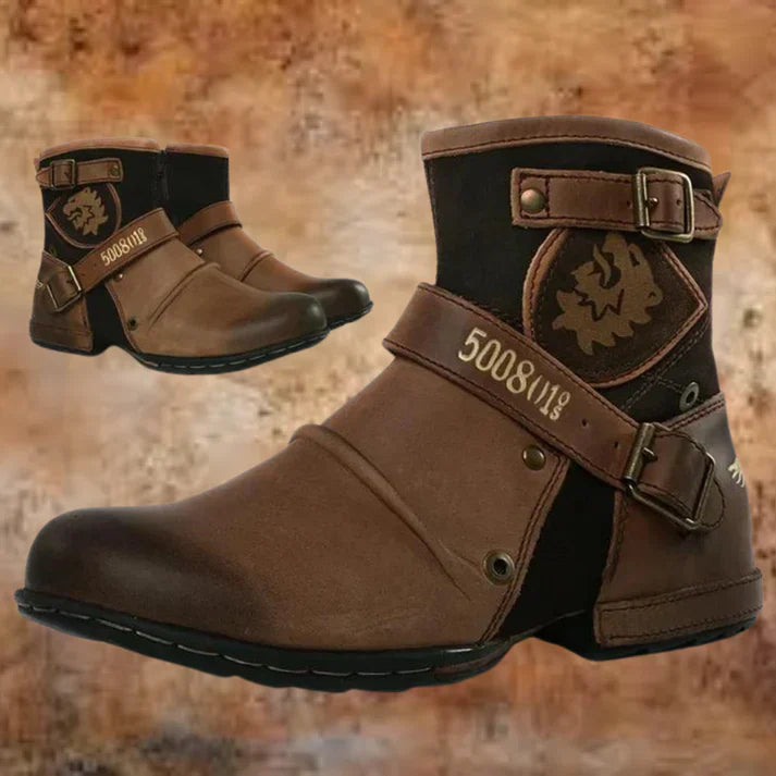 Levoire | Bottes Pour Hommes Vintage Stylées Brun