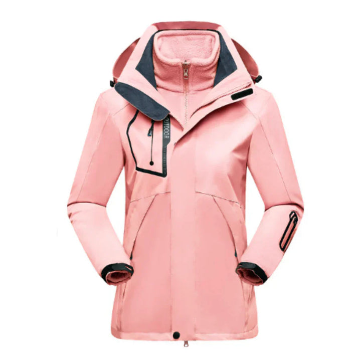 Levoire | Veste De Ski Imperméable Pour Femmes Rosa