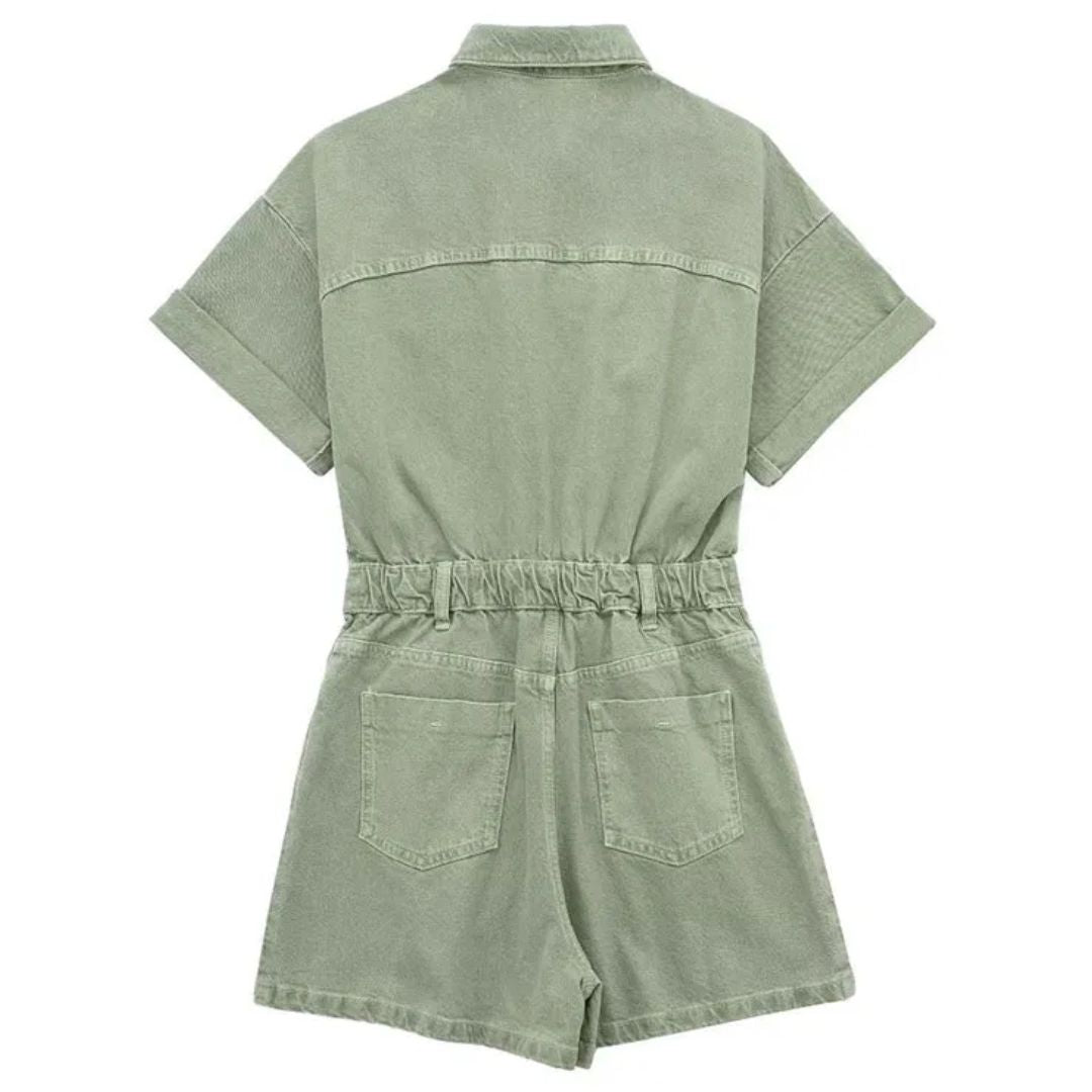 Levoire | Capuche coupée combi en jean