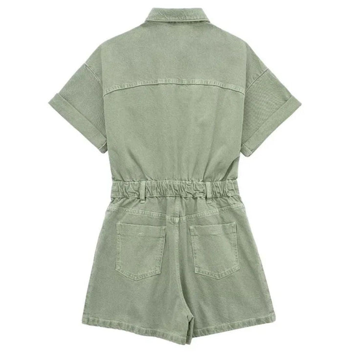 Levoire | Capuche coupée combi en jean