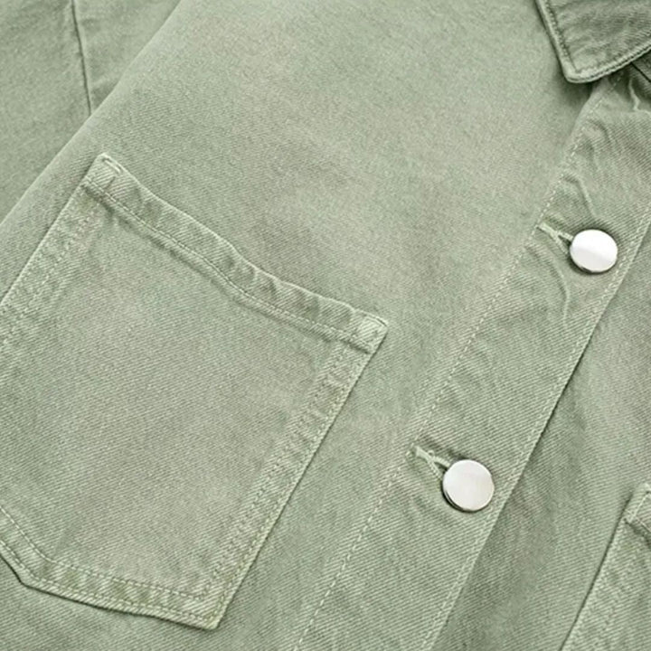 Levoire | Capuche coupée combi en jean