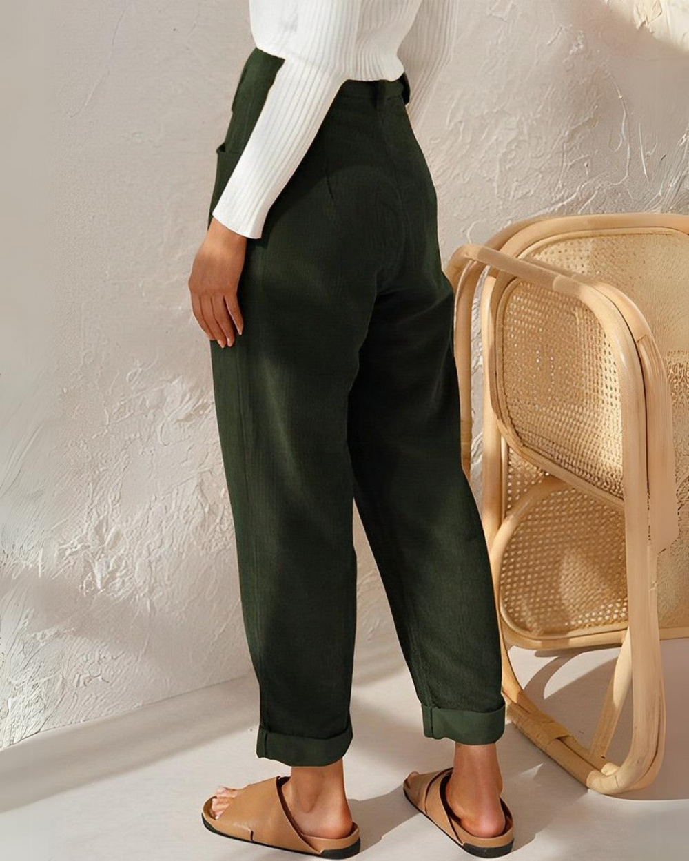 Levoire | Pantalon en velours côtelé confortable