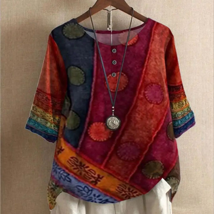 Levoire | Dantea Thea Top - Vintage & Voyant Rot