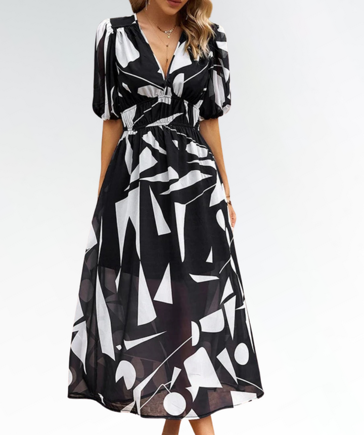 Levoire | Robe D'Été Bohème Pour Femmes Noir