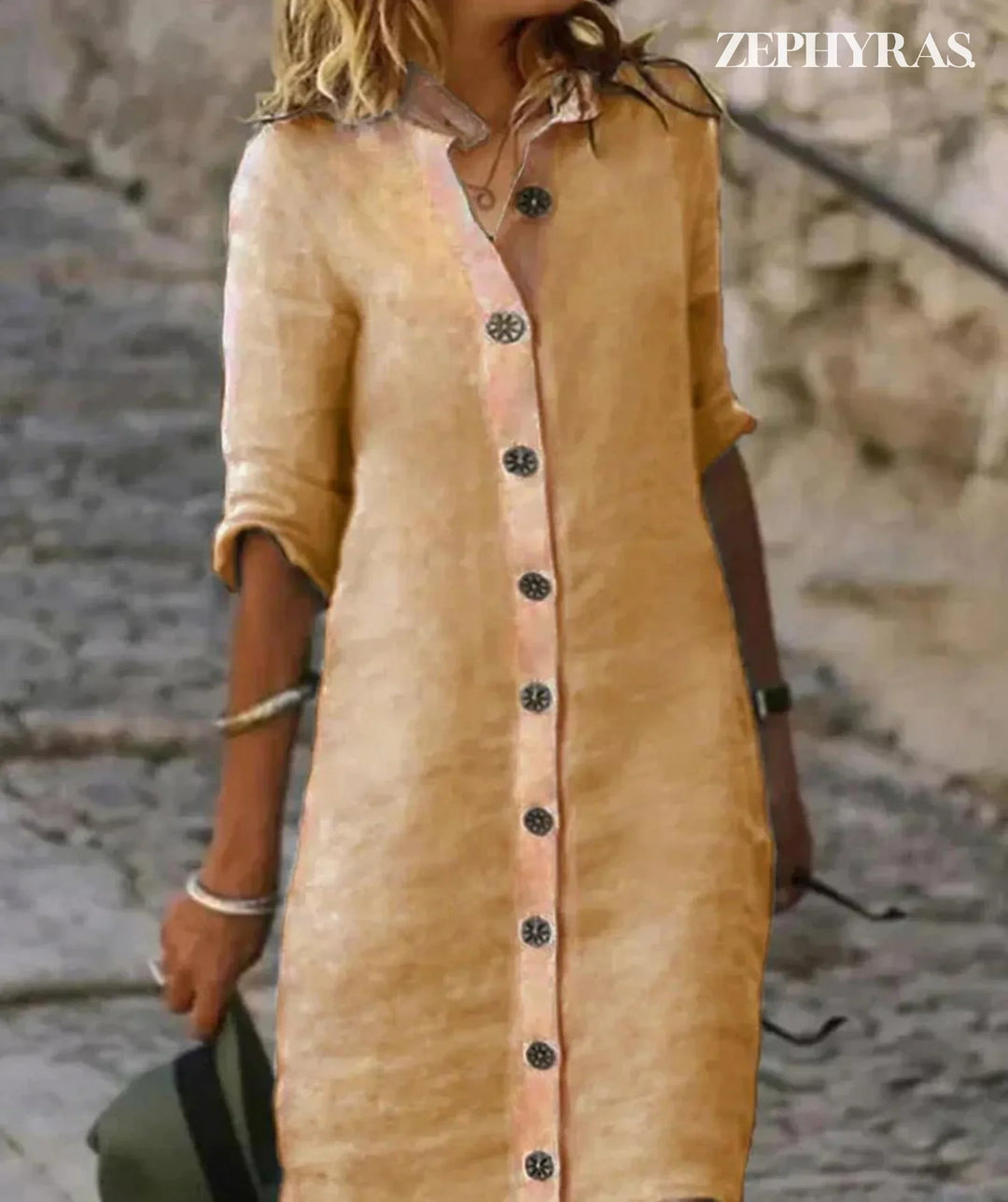 Levoire | Robe Napituskliini D'Été Khaki