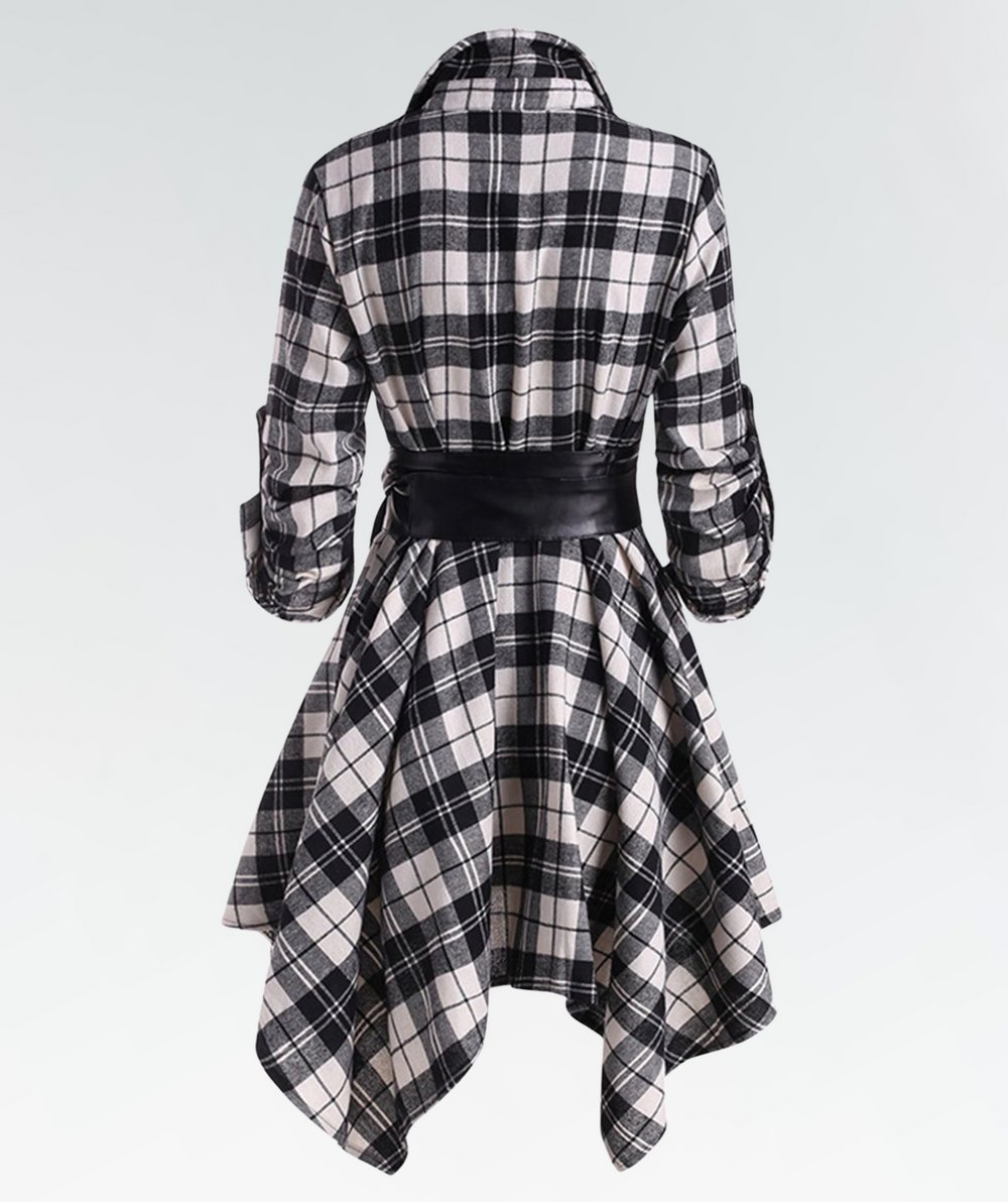Levoire | Élégant Robe D'Été Gingham