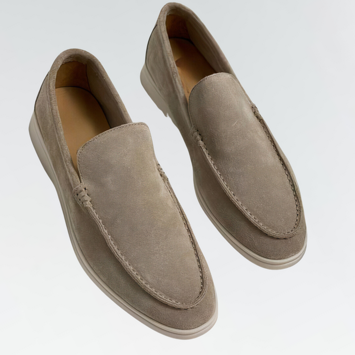 Levoire | Chaussures Loafers Pour Hommes Cuir Récolte De Vin Braun