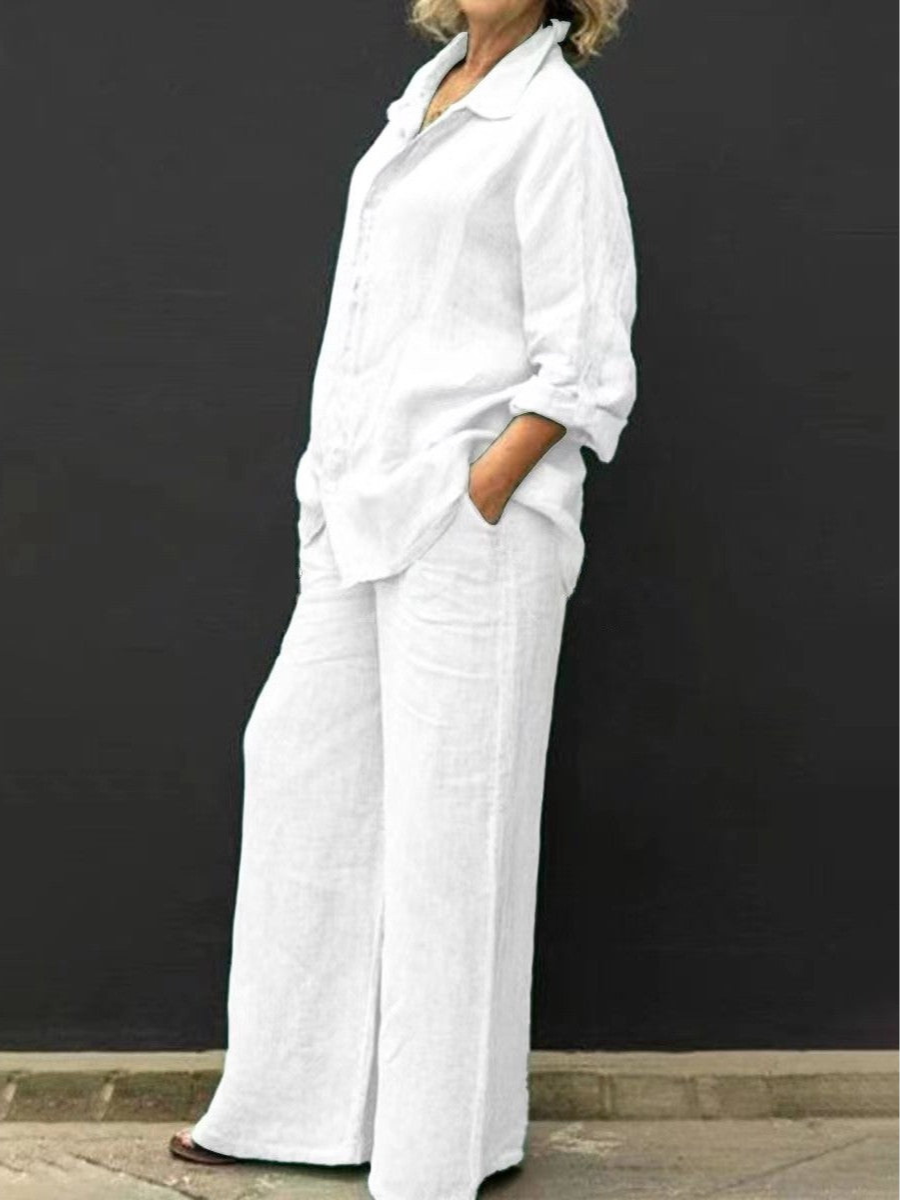 Levoire | Vêtements En Coton Et Lin Pour Femmes Blanc