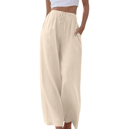 Levoire | Pantalon Légant En Coton Et Lin
