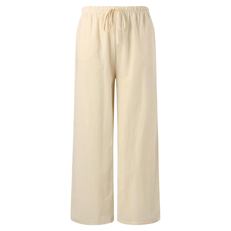 Levoire | Pantalon Élégant En Coton Et Lin