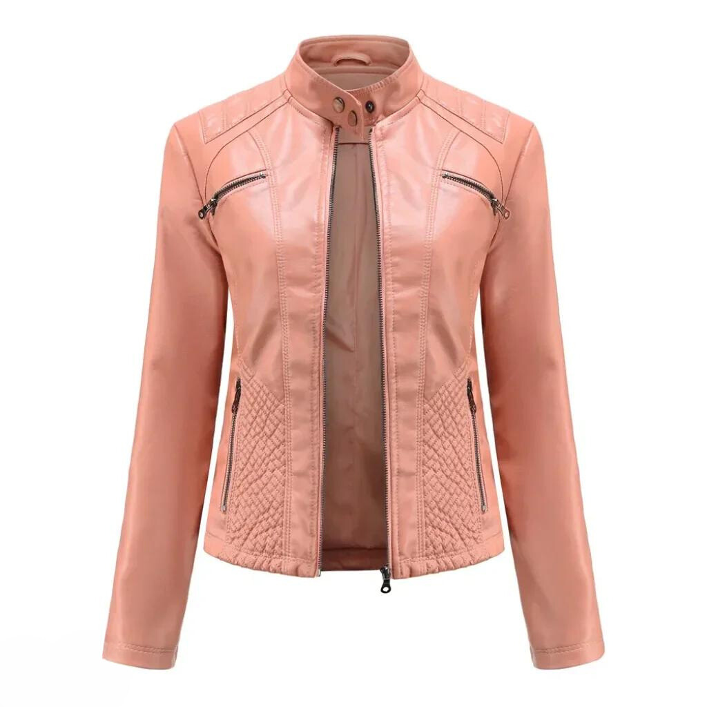 Levoire | Veste En Cuir Élégante Et Unique Rosa