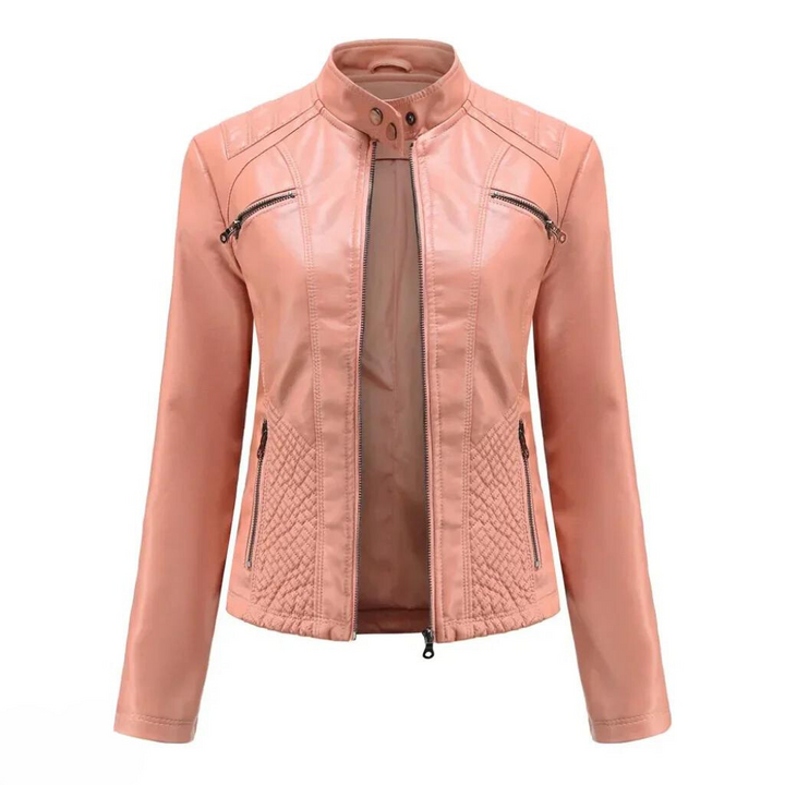 Levoire | Veste En Cuir Élégante Et Unique Rosa
