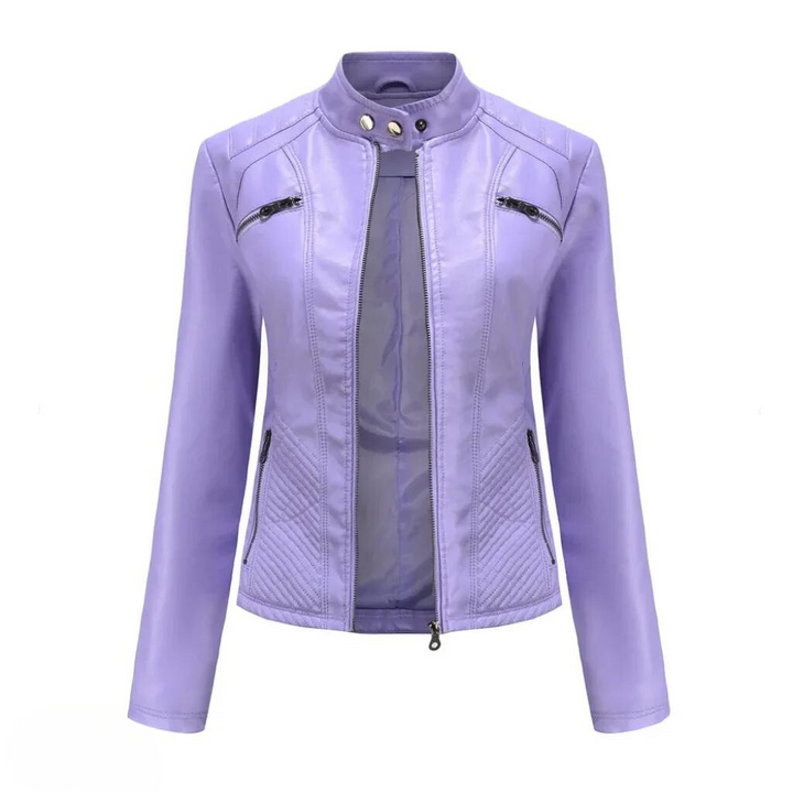 Levoire | Veste En Cuir Élégante Et Unique lavande
