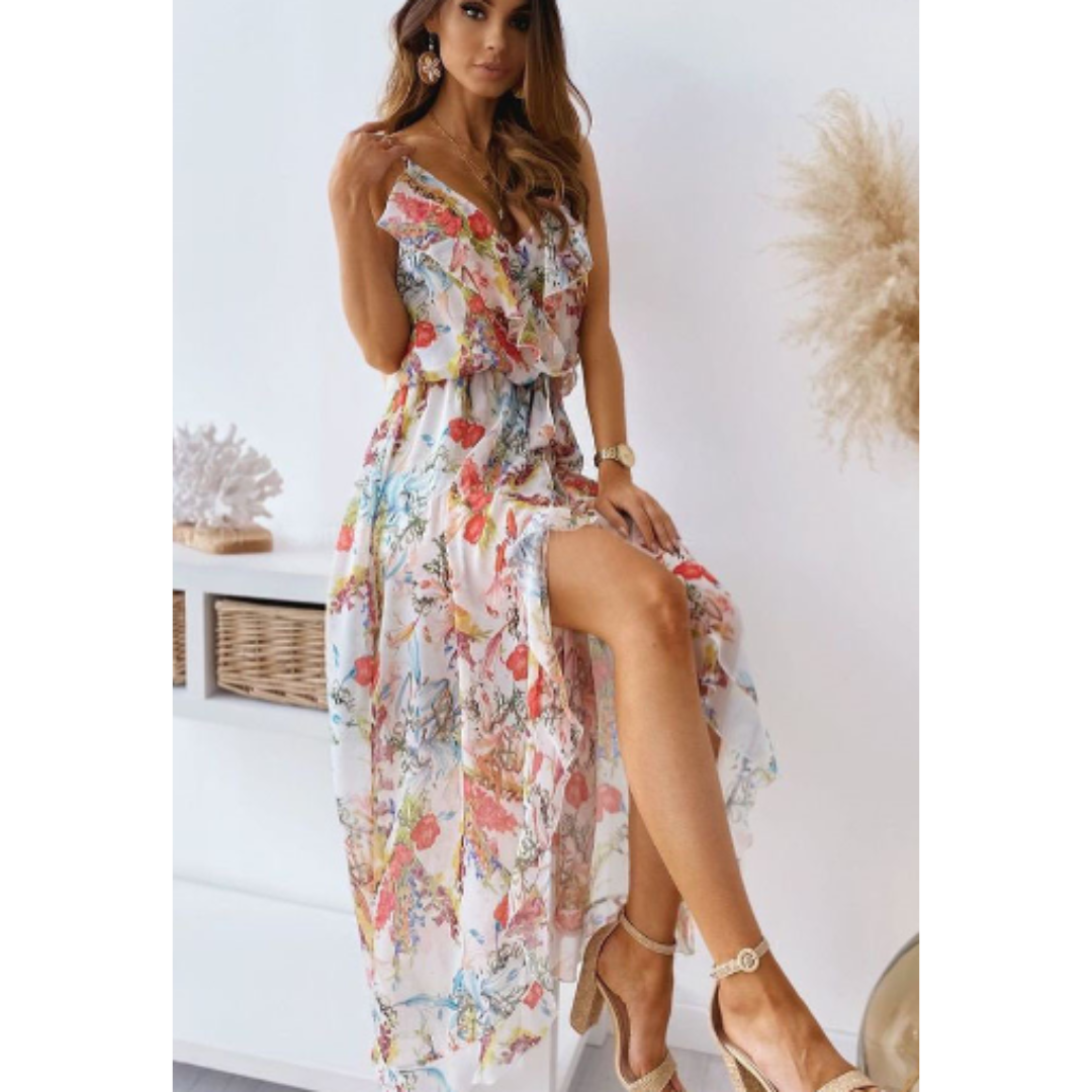 Levoire | Robe de fête pour femme Imprimer en rouge