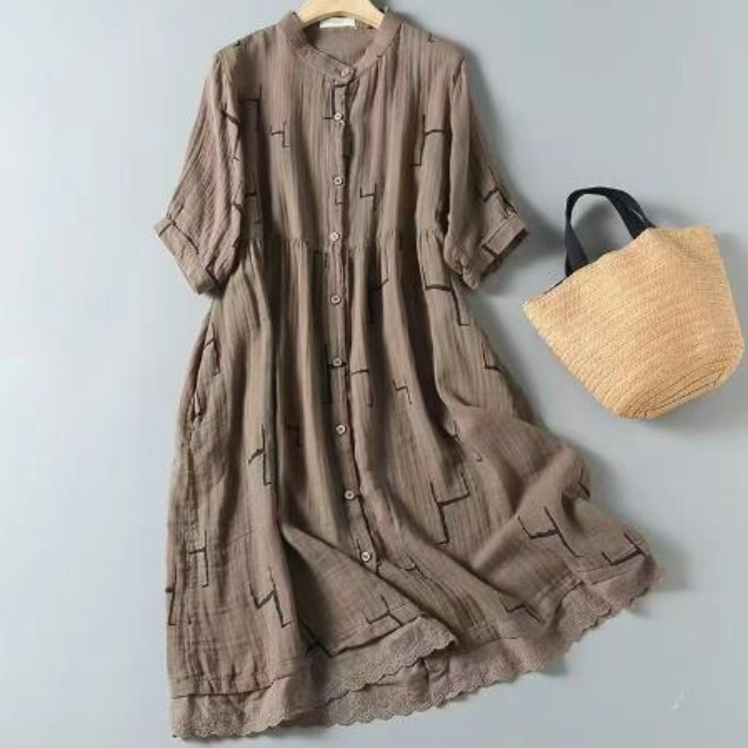 Levoire | Robe de femme élégante et unique Marron