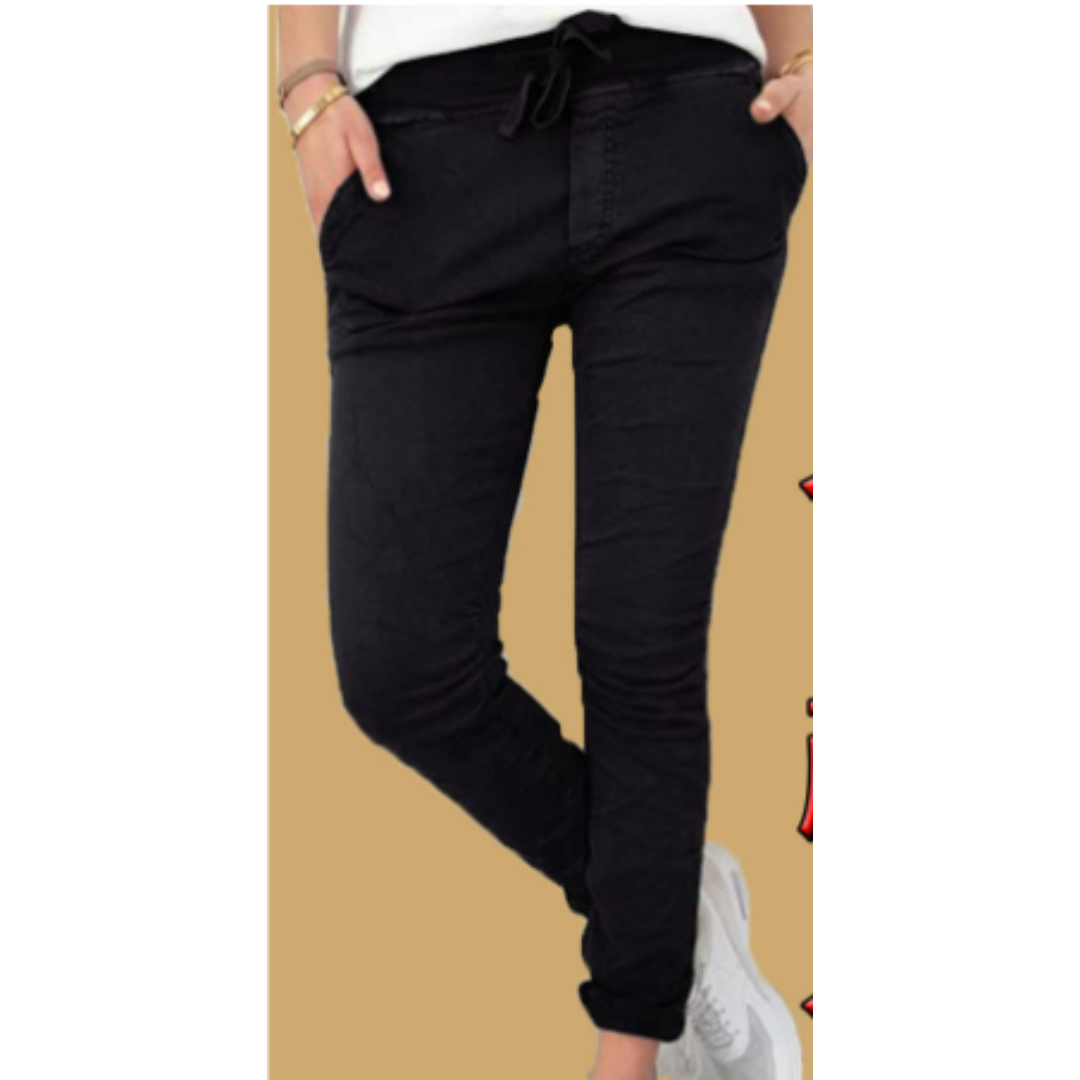 Levoire | Pantalon Confortable À Coupe Slim Noir