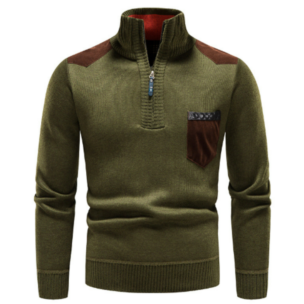Levoire | Chemise Lin Décontractée Homme Verde station