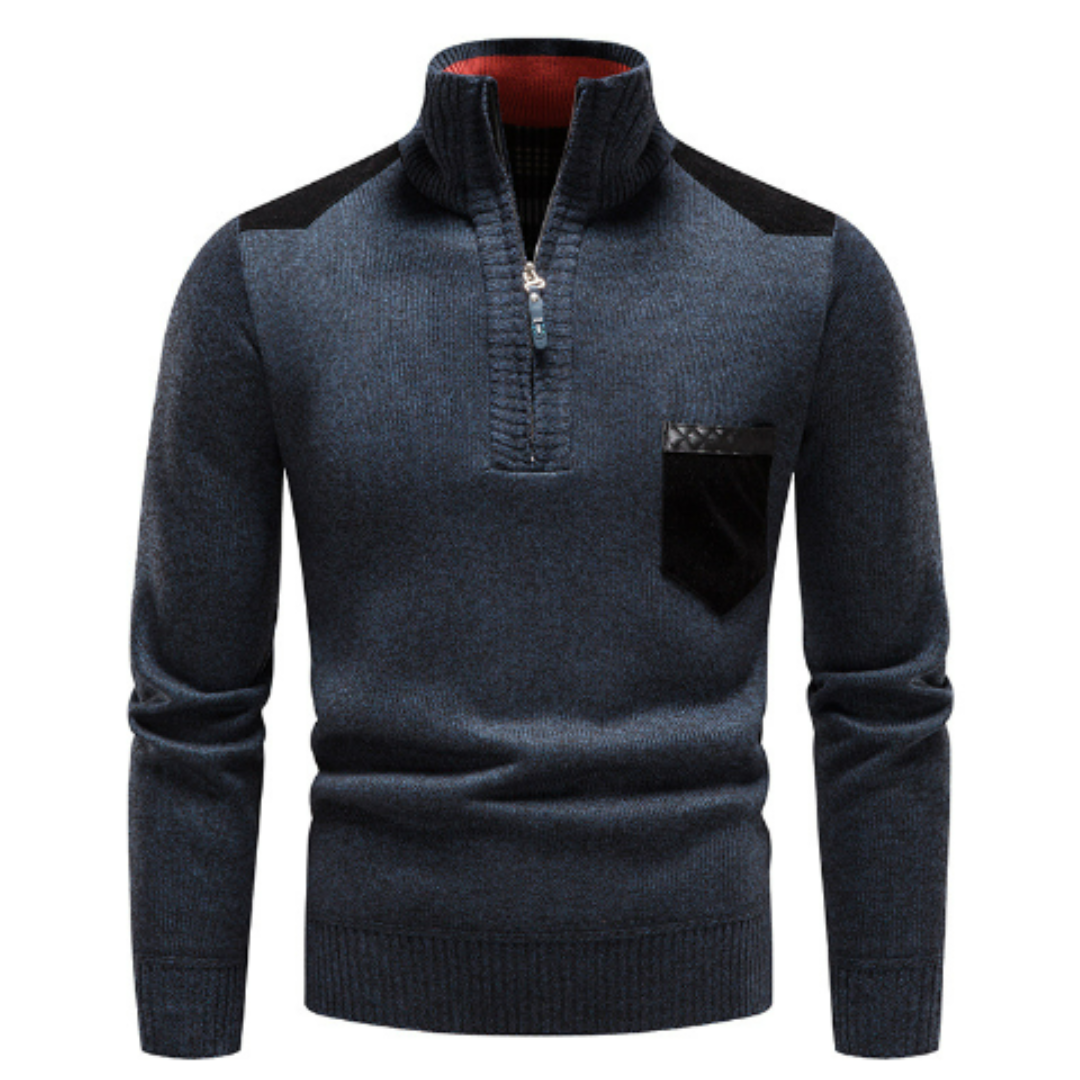 Levoire | Chemise Lin Décontractée Homme Bleu marine