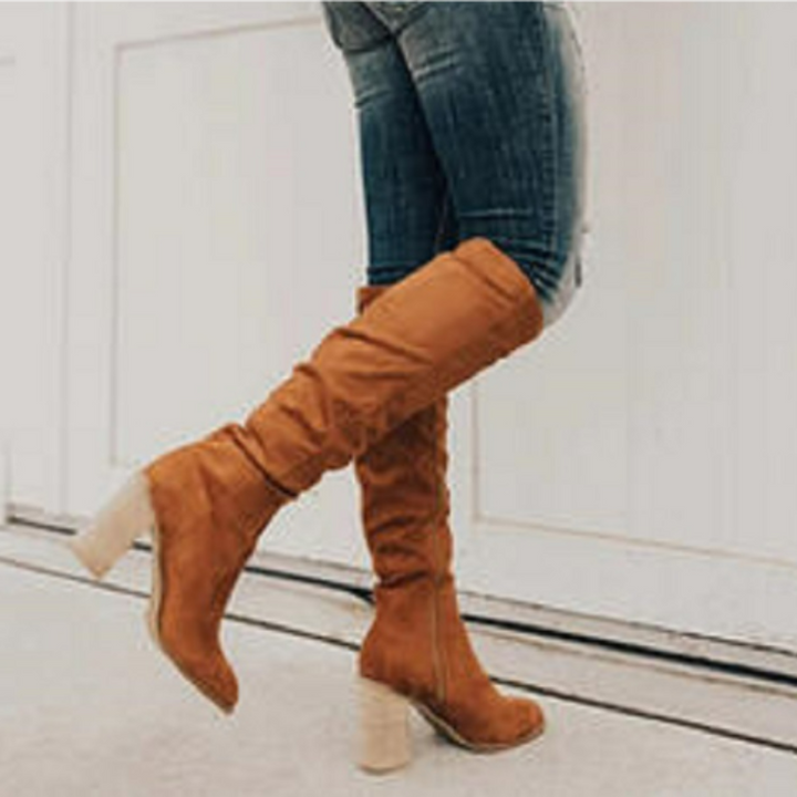 Levoire | Bottes Hautes Pour Femmes Brune