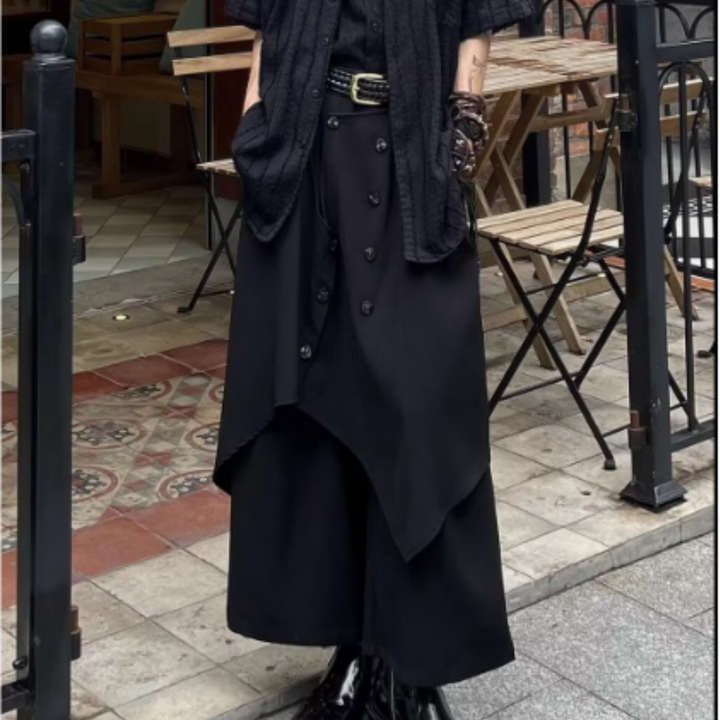 Levoire | Pantalon Asymétrique Pour Femme Noir