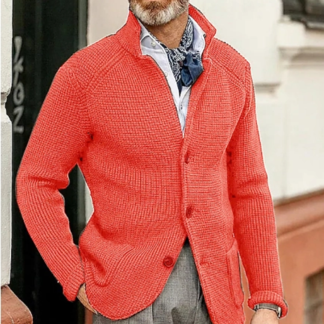 Levoire | Gilet Tricoté Chaud Pour Homme Pêche