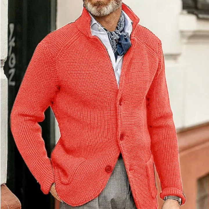 Levoire | Gilet Tricoté Chaud Pour Homme Pêche