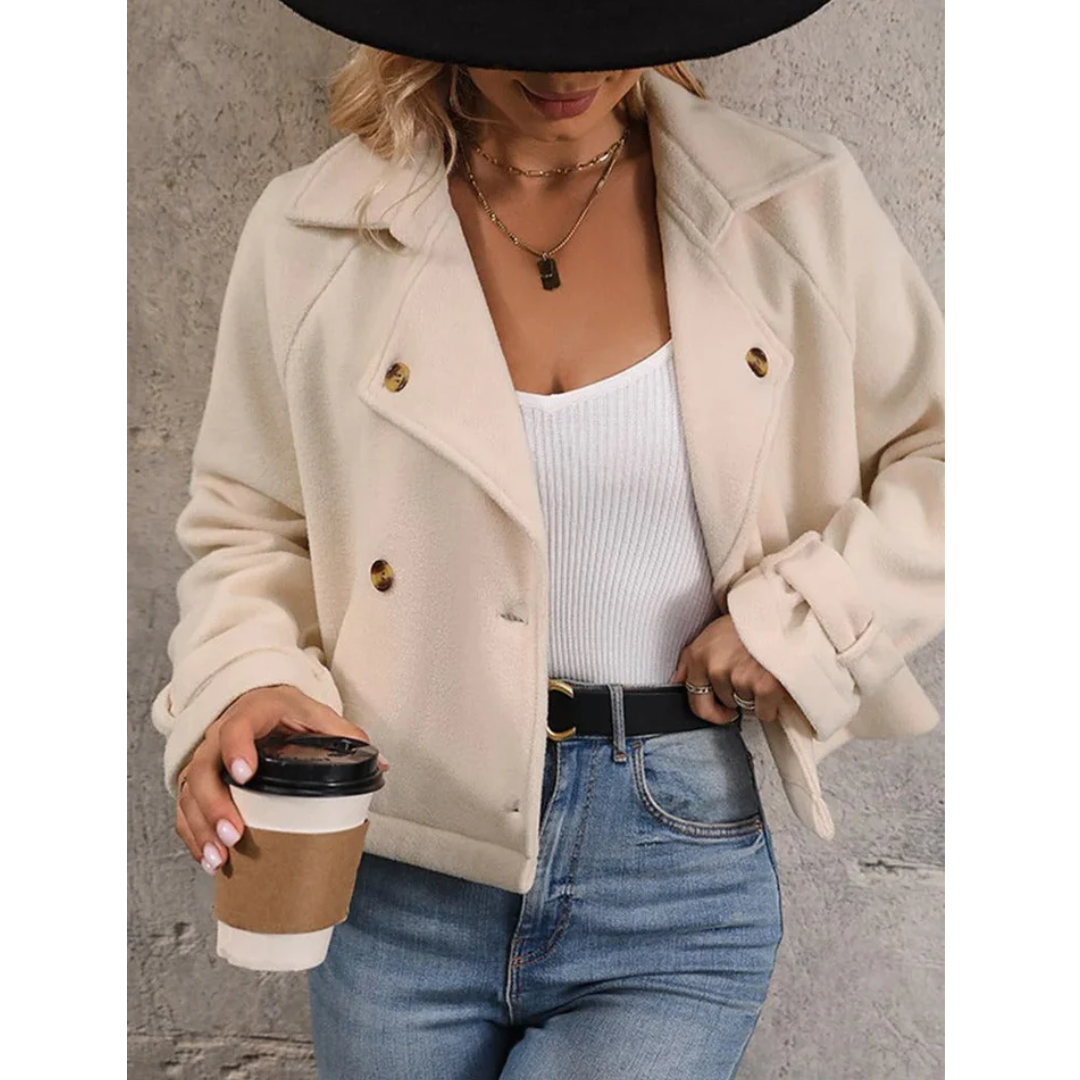 Levoire | Veste Cuir Classique Homme Beige