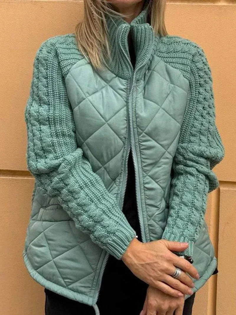 Levoire | Cardigan Zippé Chaud Bleu